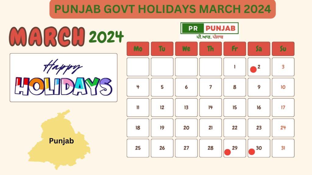 Punjab Govt Holidays and Bank Holidays in March 2024 A Complete Guide