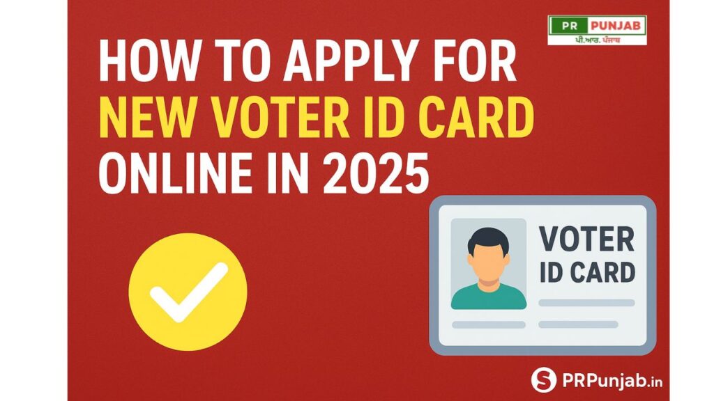 apply new voter id card