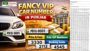 Fancy VIP car number in Punjab – free VIP number ideas