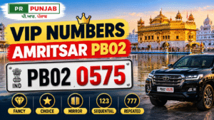 VIP-looking vehicle registration numbers available in Amritsar PB02